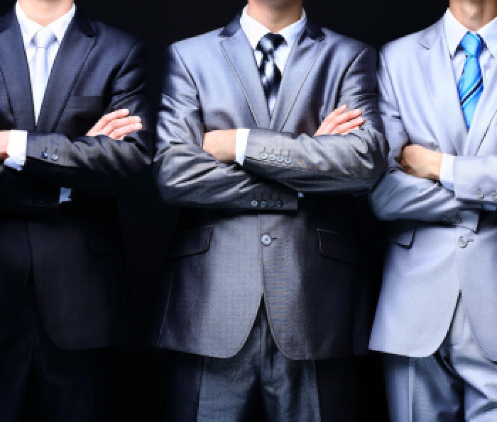 Group portrait of a professional business team