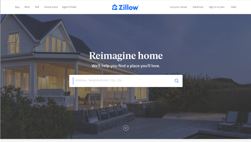 New-Homepage-Zillow