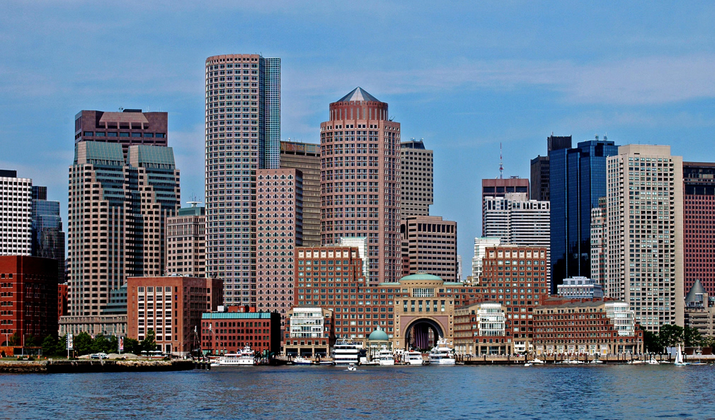 Boston City Skyline