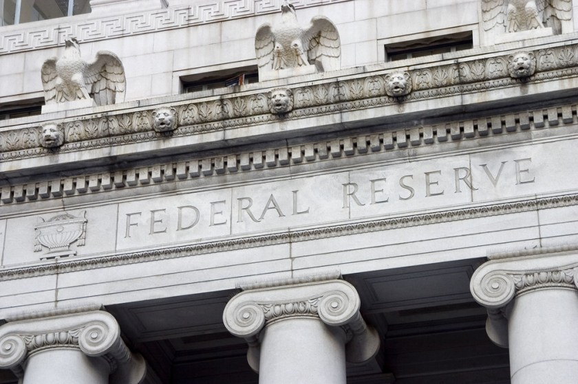 federal reserve facade