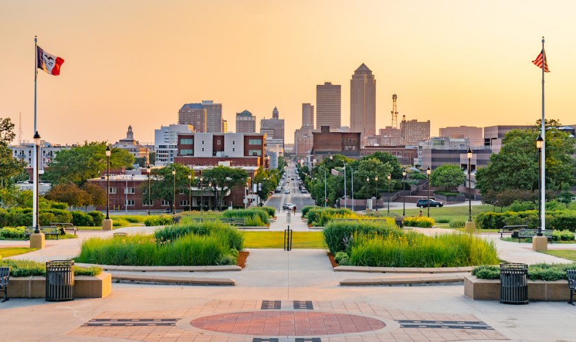 Des Moines, Iowa Skyline