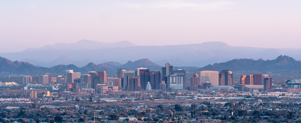 Phoenix Arizona Skyline Panorama