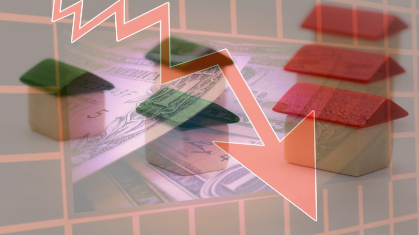 Concept of real estate crisis