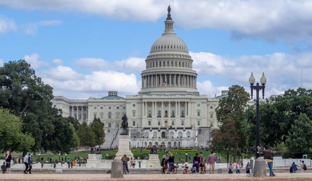 Washington DC, District of Columbia [ United States US Capitol Building, architecture detail ]