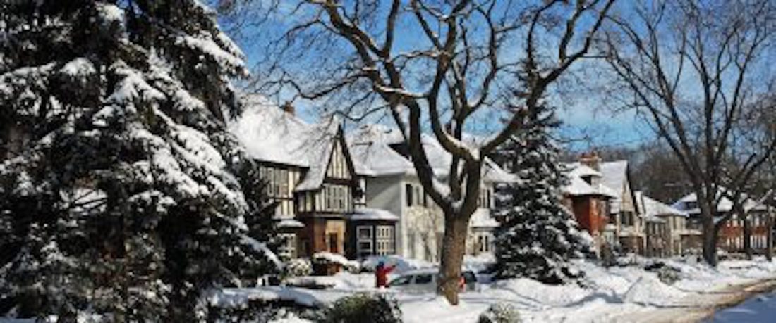 winter, snow, housing, house, neighborhood, cold
