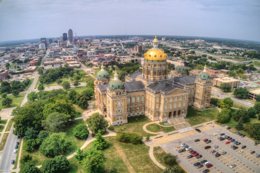 Des Moines is the Urban Capitol of the the Rural State of Iowa