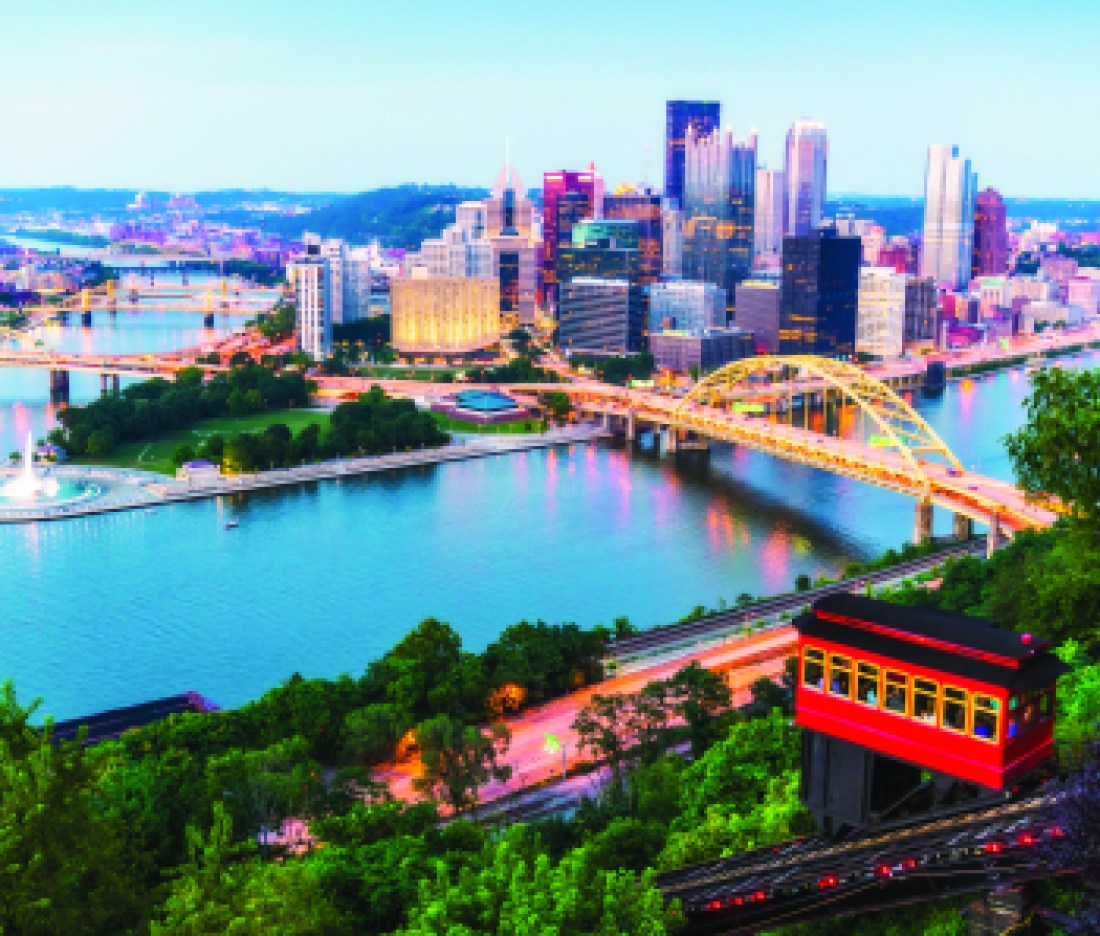 pittsburgh,pennsylvania,usa. 2017-08-20, beautiful pittsburgh at