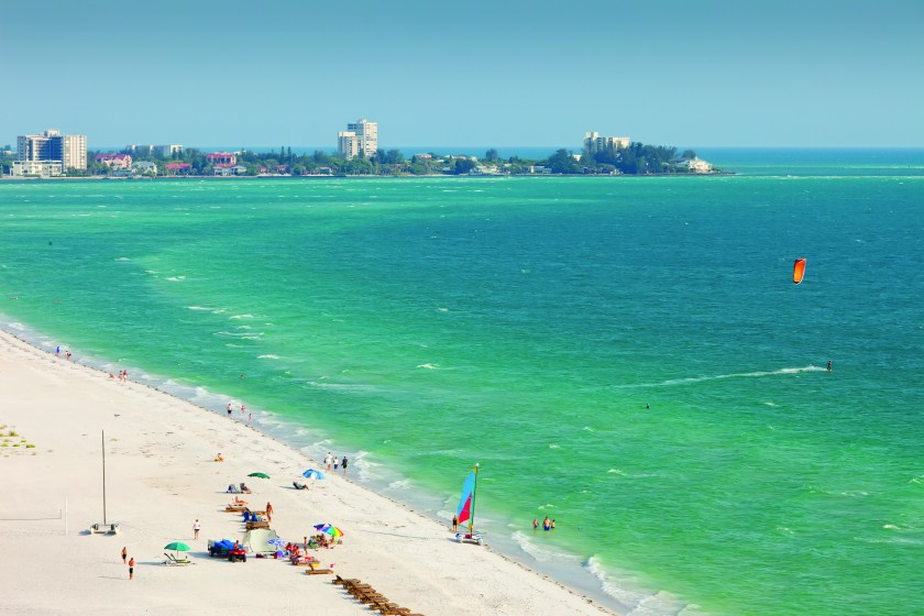 Lido Beach in Siesta Key, Sarasota, Florida