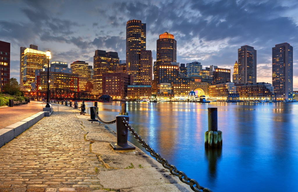 Boston Skyline at Night