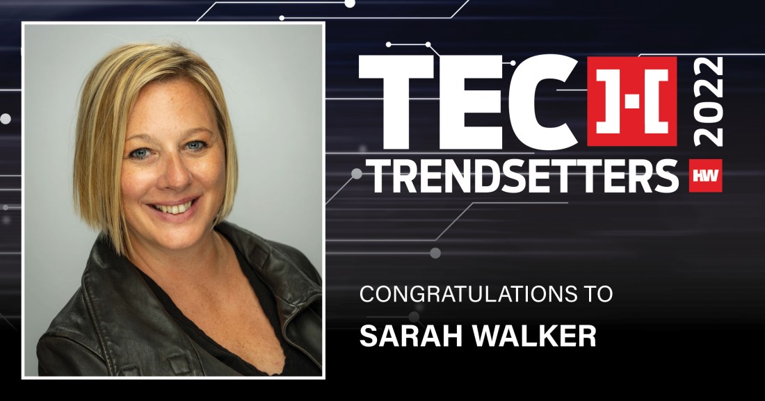 Tech Trendsetters Award Sarah Walker
