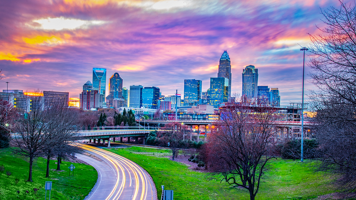 Charlotte North Carolina skyline