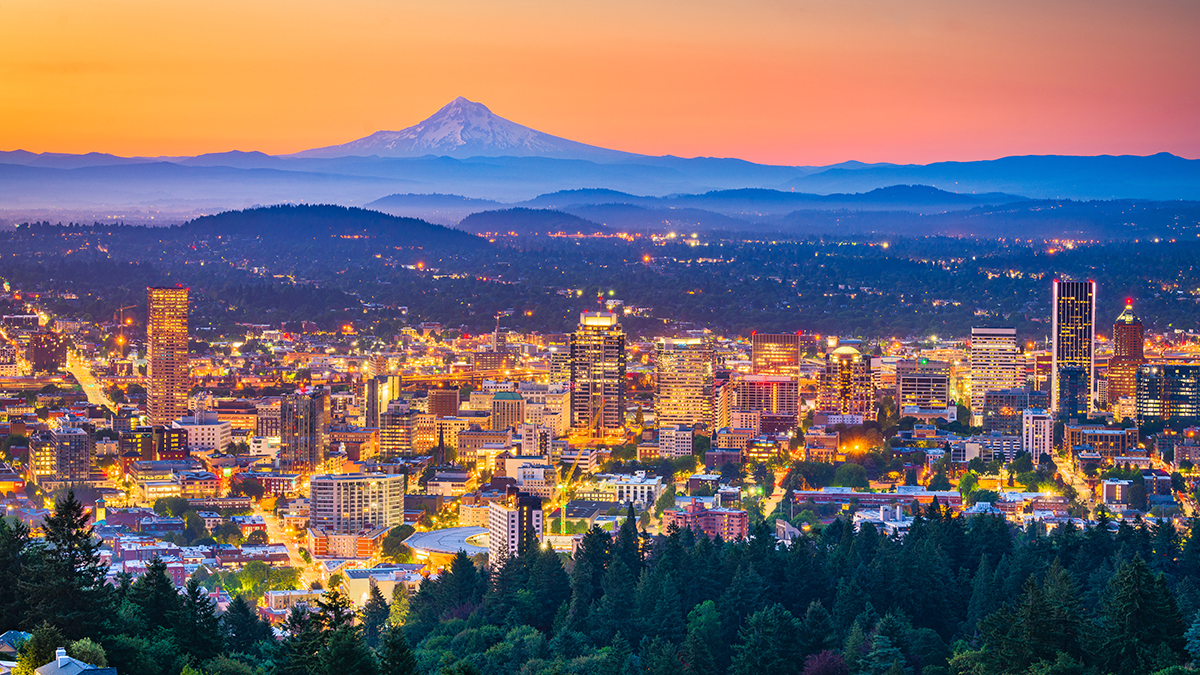 Portland Oregon skyline