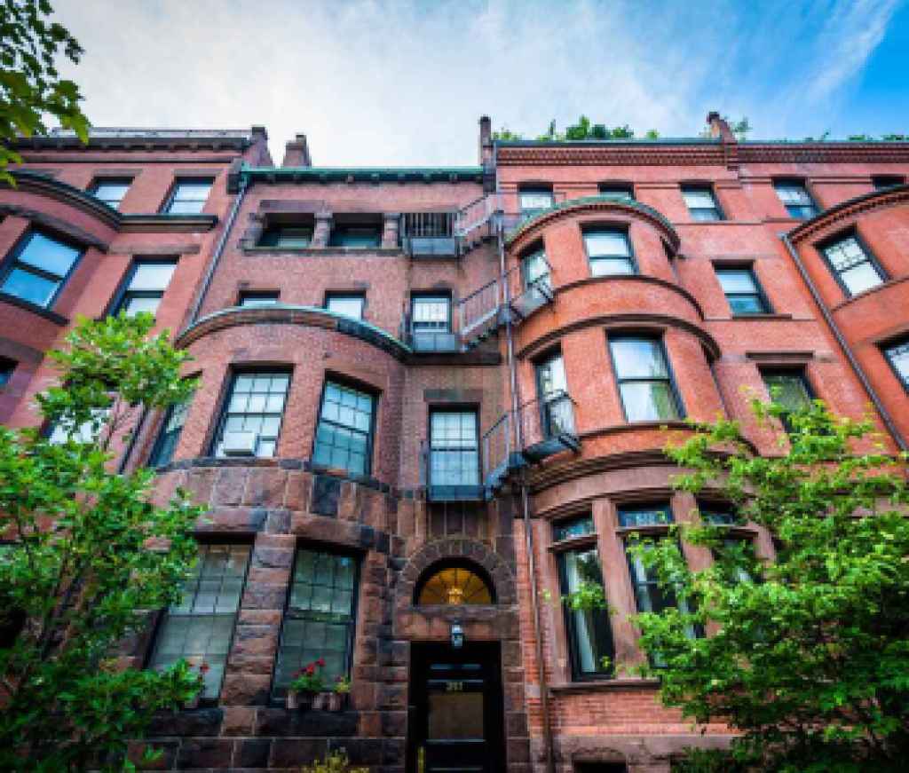 Boston row houses