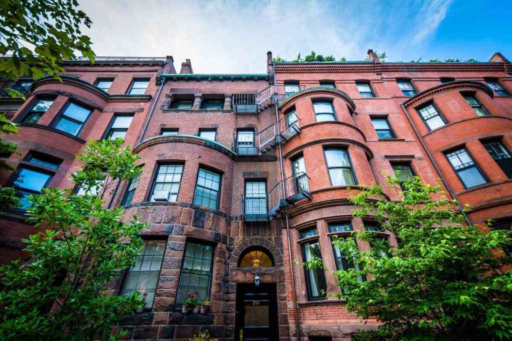 Boston row houses