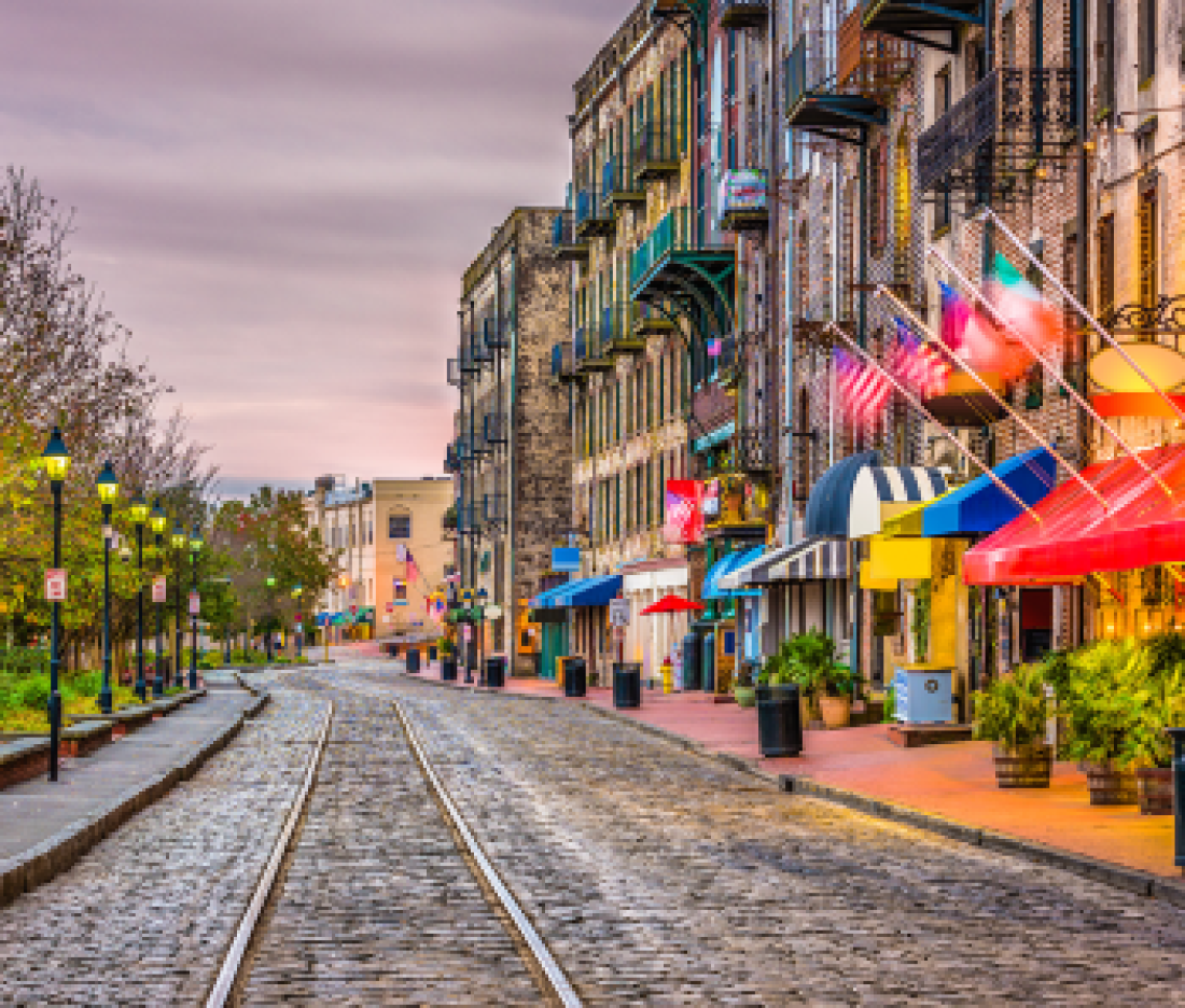 River Street in Savannah, Georgia