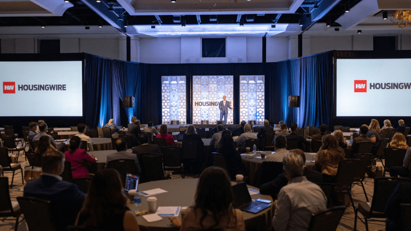The main stage at HousingWire's 2023 housing conference_1