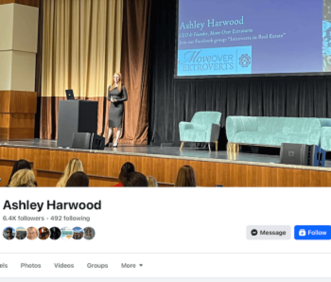Ashley Hardwood's Facebook page