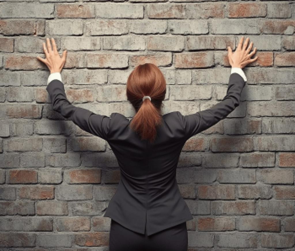 u8582458568_female_real_estate_agent_tries_to_climb_brick_wal_b265d10f-07b3-4e6c-8895-551776ac78bb_2-min