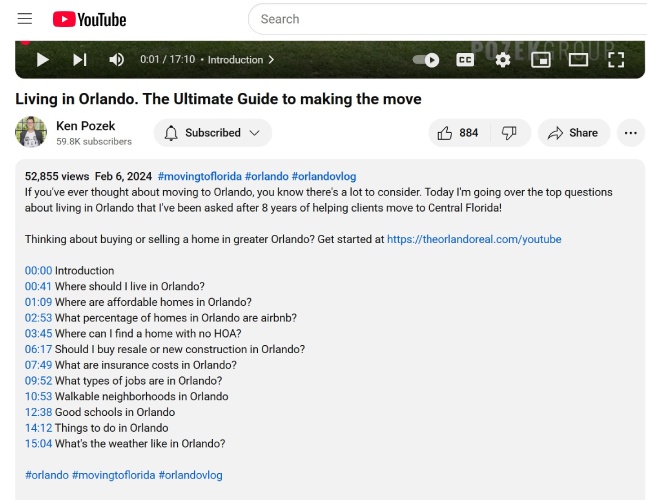 YouTube video from Ken Pozek with hashtag examples.