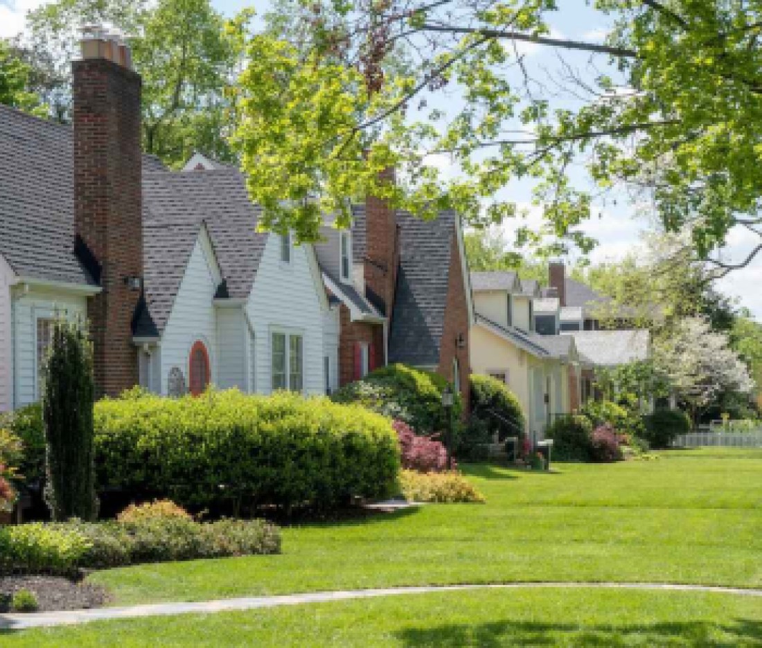 Street view of neighborhood