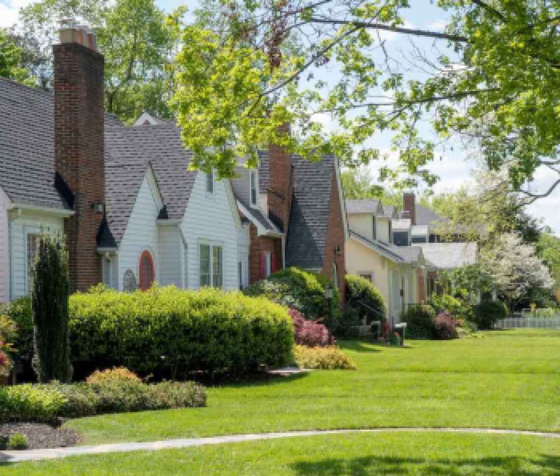 Street view of neighborhood