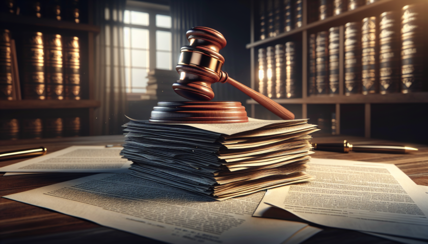 A_gavel_resting_on_a_st