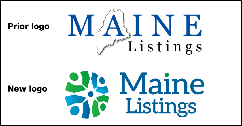 Maine Listings Prior vs New logo