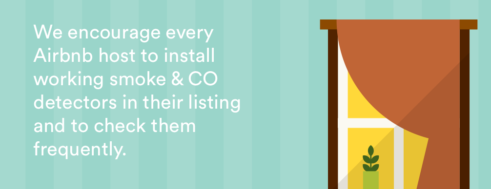 Airbnb doens't require smoke detectors